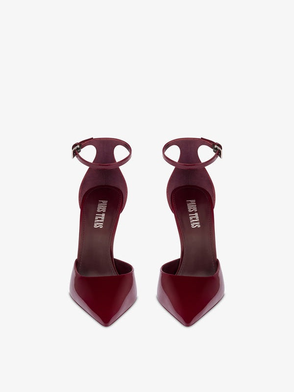 Lidia ankle strap pump heel 105