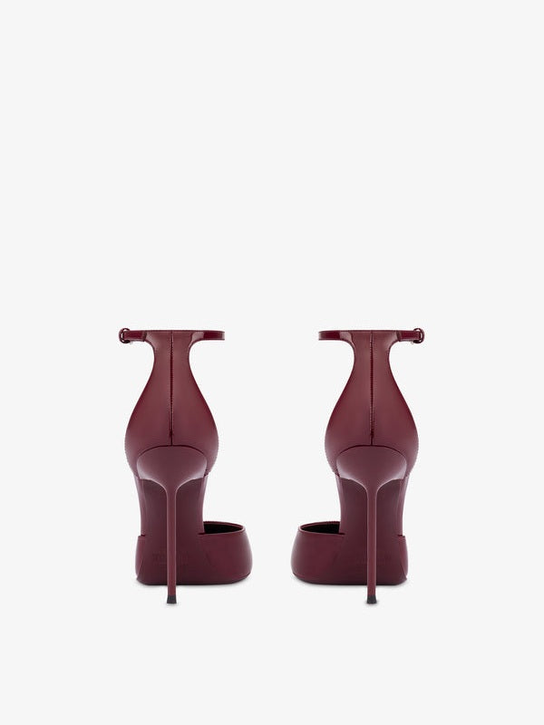 Lidia ankle strap pump heel 105