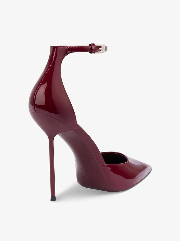 Lidia ankle strap pump heel 105