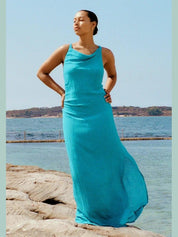 Palermo maxi dress turquoise