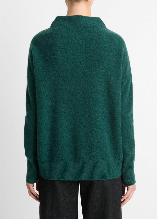 Plush Cashmere Funnel Neck Sweater