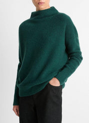 Plush Cashmere Funnel Neck Sweater