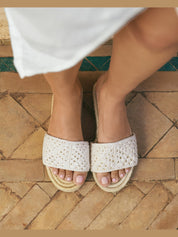 Cotton crochet jute sandals yucatán