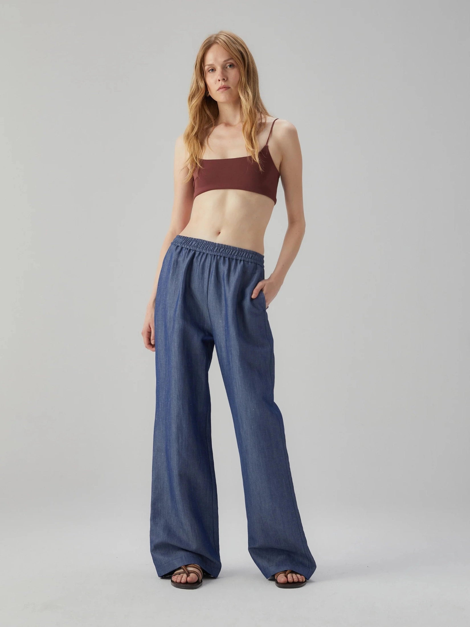 Navy trousers