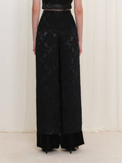 Jacquard Patterned Trousers