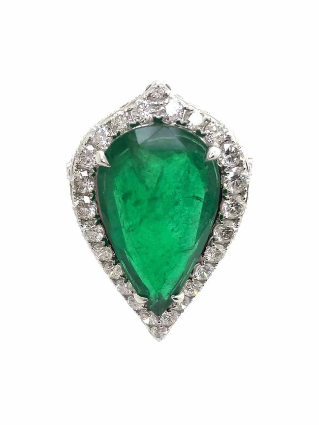 Ps em 7.96/rd dia 3.34/w18k ring