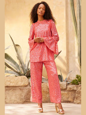 Raindrop gloss tunic