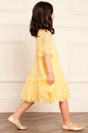 RAINDROP SEQUIN KIDS DRESS