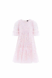 RAINDROP SEQUIN KIDS DRESS