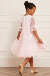 RAINDROP SEQUIN KIDS DRESS