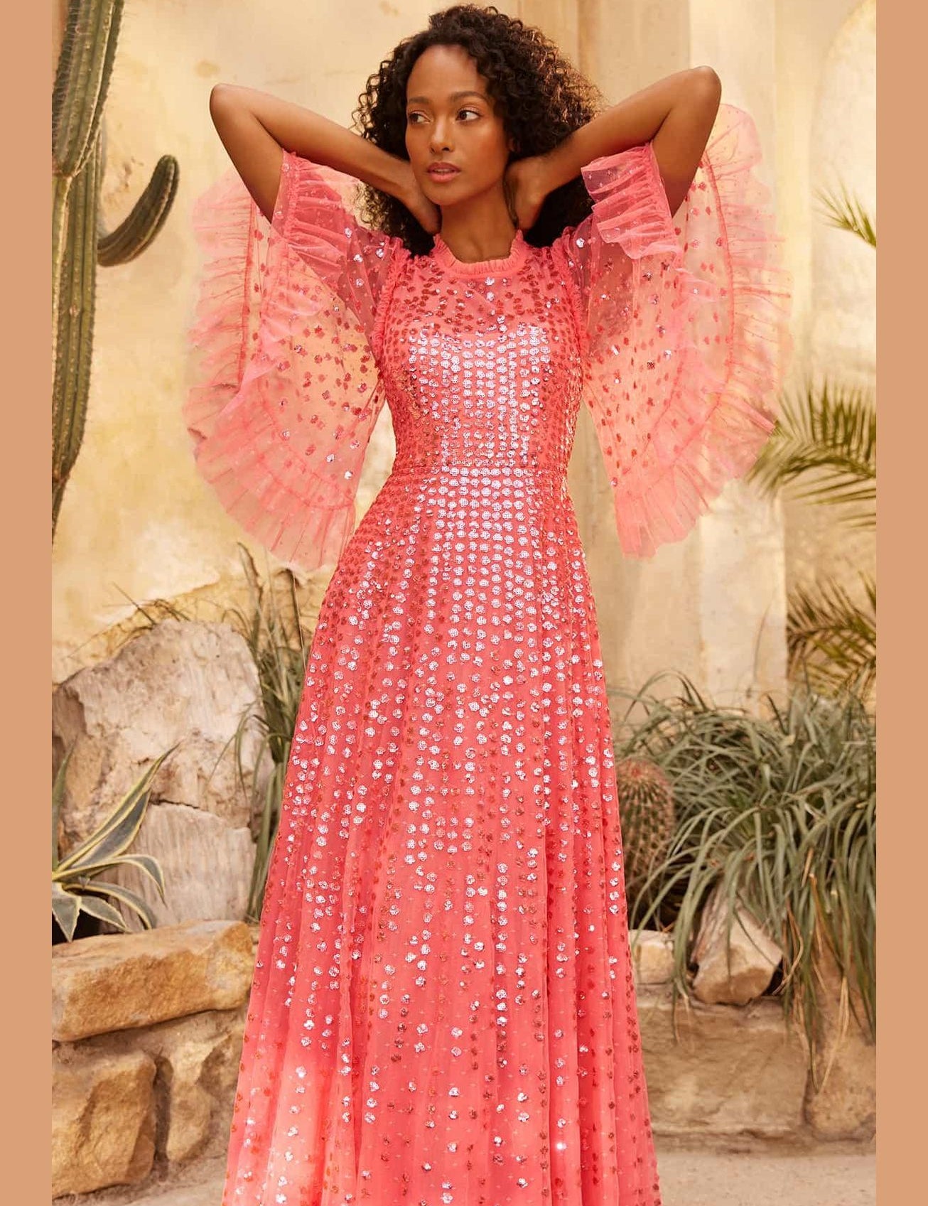 RAINDROPSHORTSLEEVEANKLEGOWN-ANKLEGOWN-PINKSKY-NEEDLE_THREAD-5.jpg
