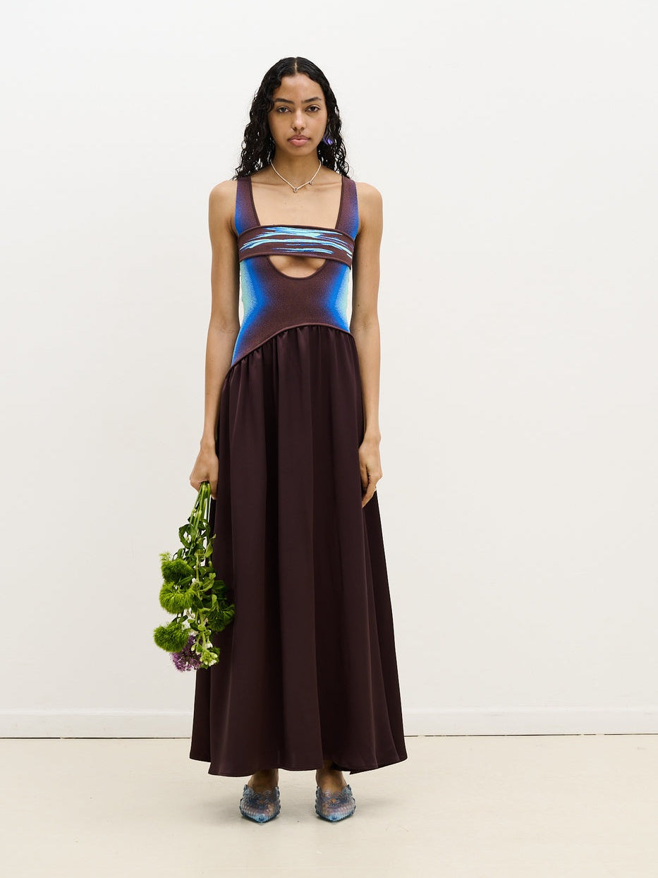 Jewel reversible maxi dress