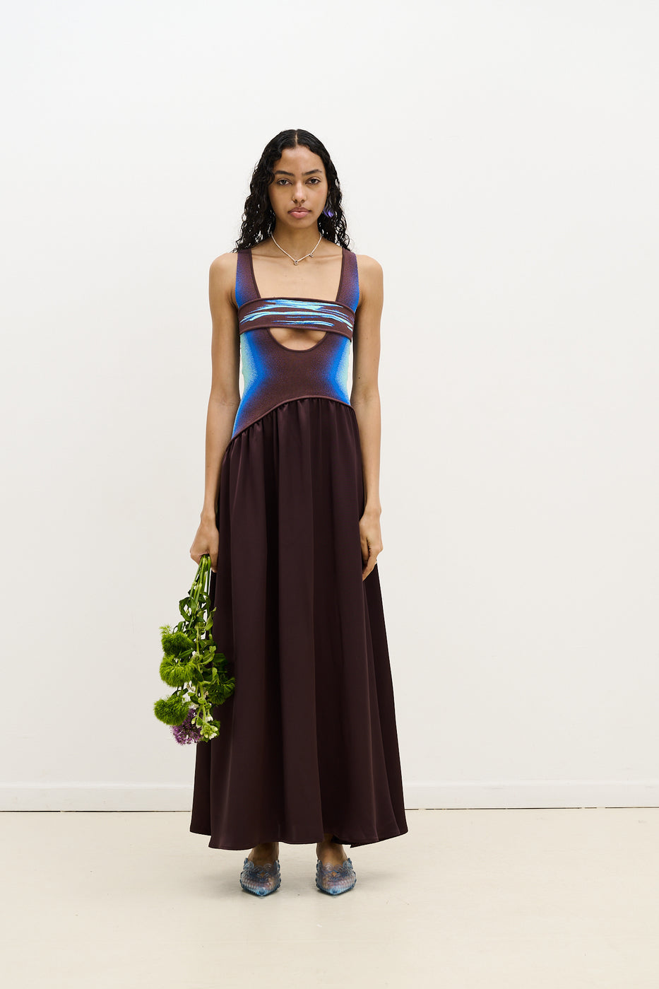 Jewel reversible maxi dress