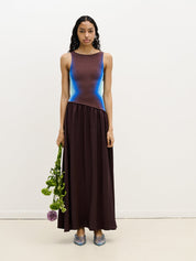 Jewel reversible maxi dress