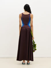 Jewel reversible maxi dress