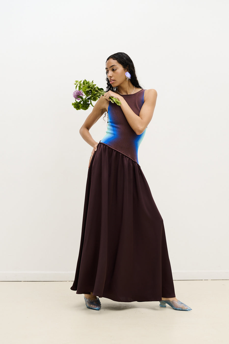 Jewel reversible maxi dress
