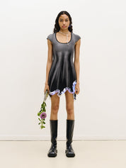 Zingel flashlight reflective mini dress with sequins