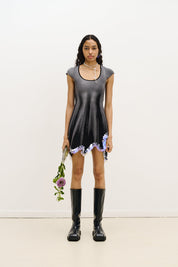 Zingel flashlight reflective mini dress with sequins