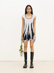 Zingel flashlight reflective mini dress with sequins