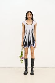 Zingel flashlight reflective mini dress with sequins