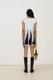 Zingel flashlight reflective mini dress with sequins