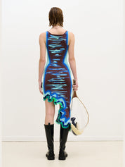 Robin reversible wavy dress with sequins