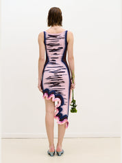 Robin reversible wavy dress with sequins