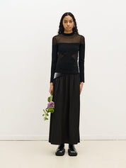 Blenny long sleeve sheer pullover