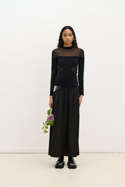 Blenny long sleeve sheer pullover
