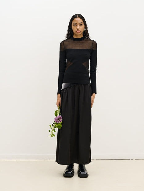 Blenny long sleeve sheer pullover