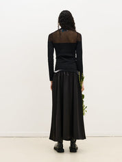 Blenny long sleeve sheer pullover