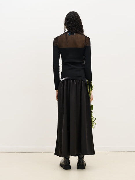 Blenny long sleeve sheer pullover