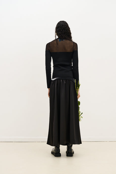 Blenny long sleeve sheer pullover