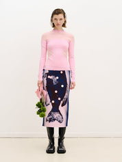 Blenny long sleeve sheer pullover
