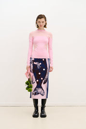 Blenny long sleeve sheer pullover