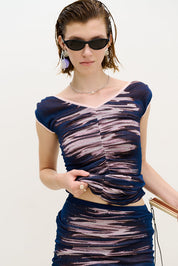 Mahi lake print tank top