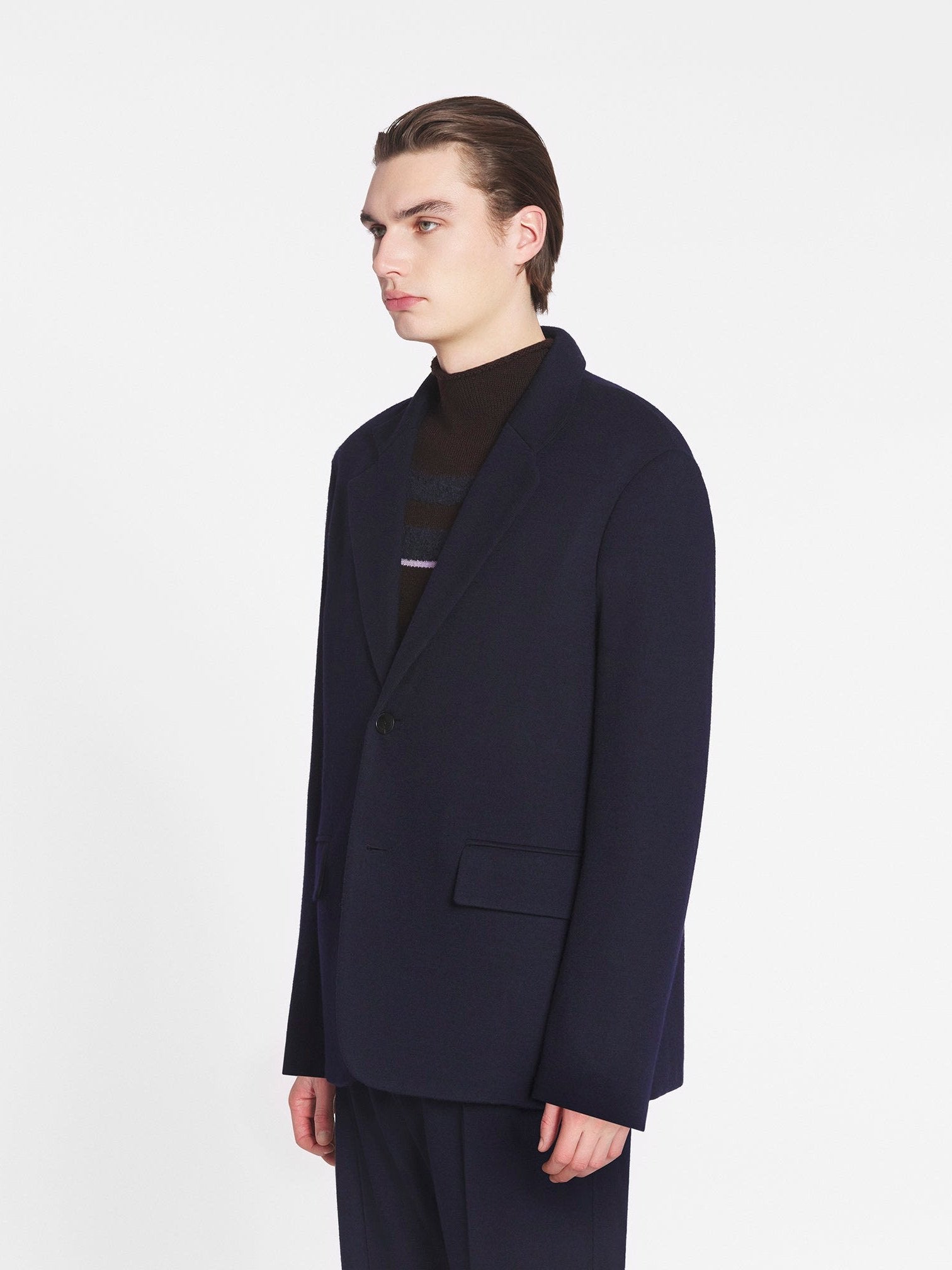 Casual single-breasted jacket