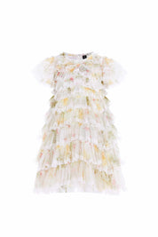 Rose Ruffle Lace Kids Dress