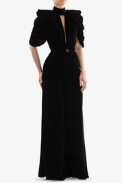 Velvet jumpsuit