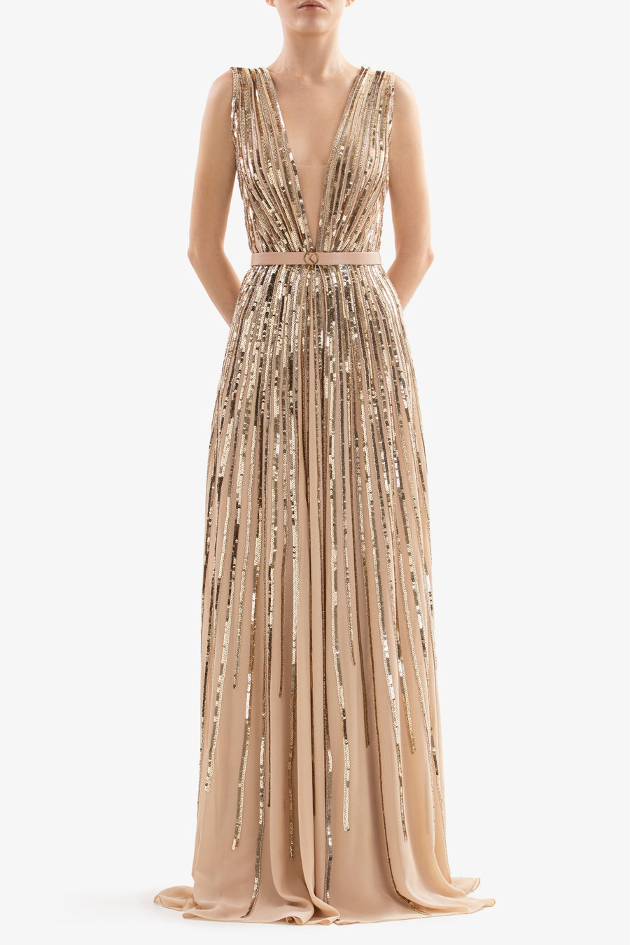 Sequin long dress