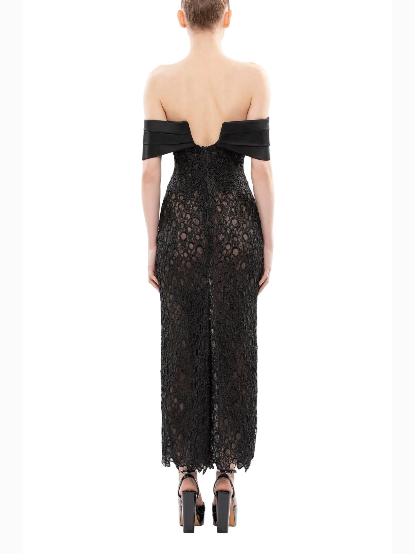 Midi guipurre dress