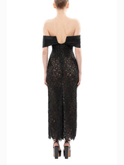 Midi guipurre dress