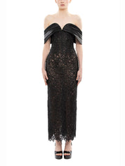 Midi guipurre dress