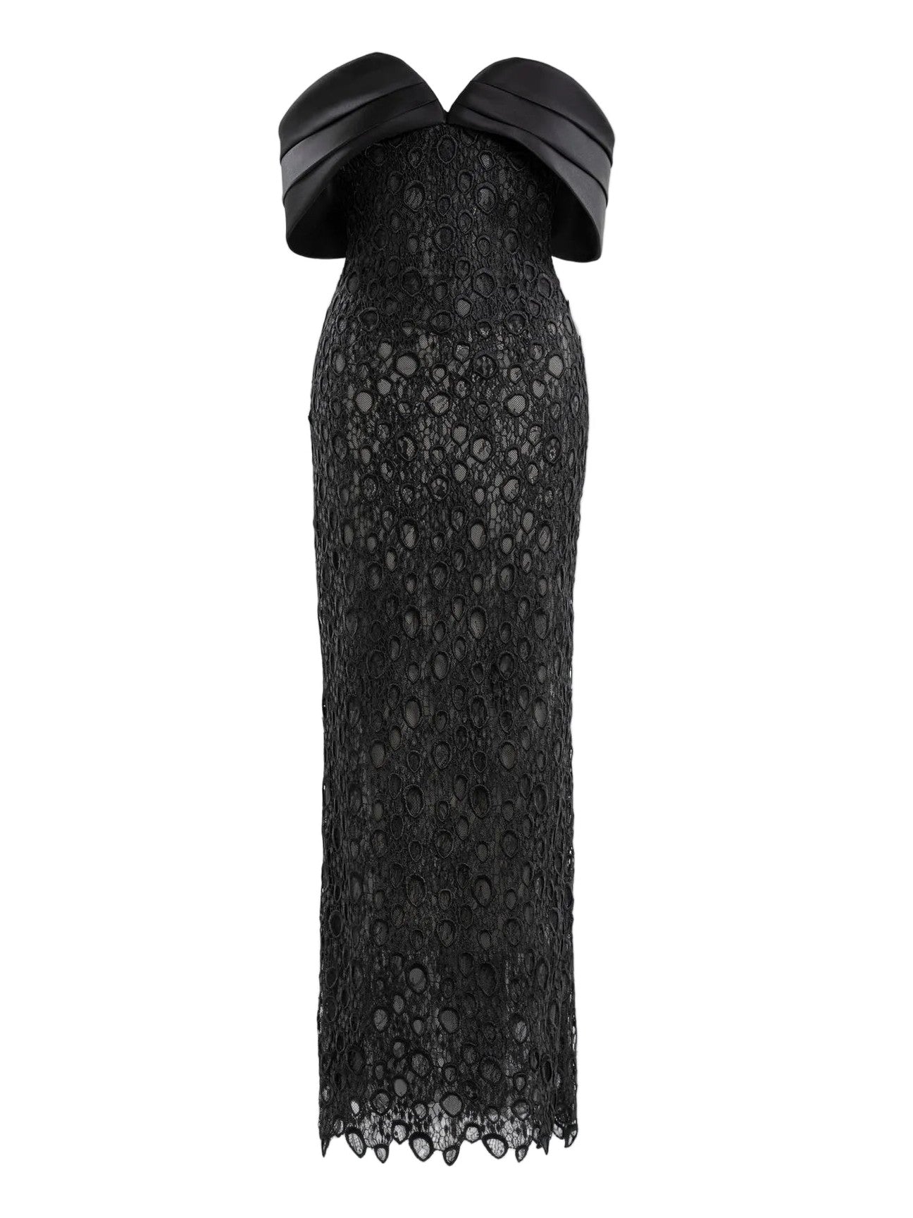 Midi guipurre dress
