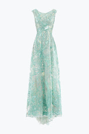 Embroidered long dress