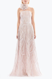 Embellished long dress