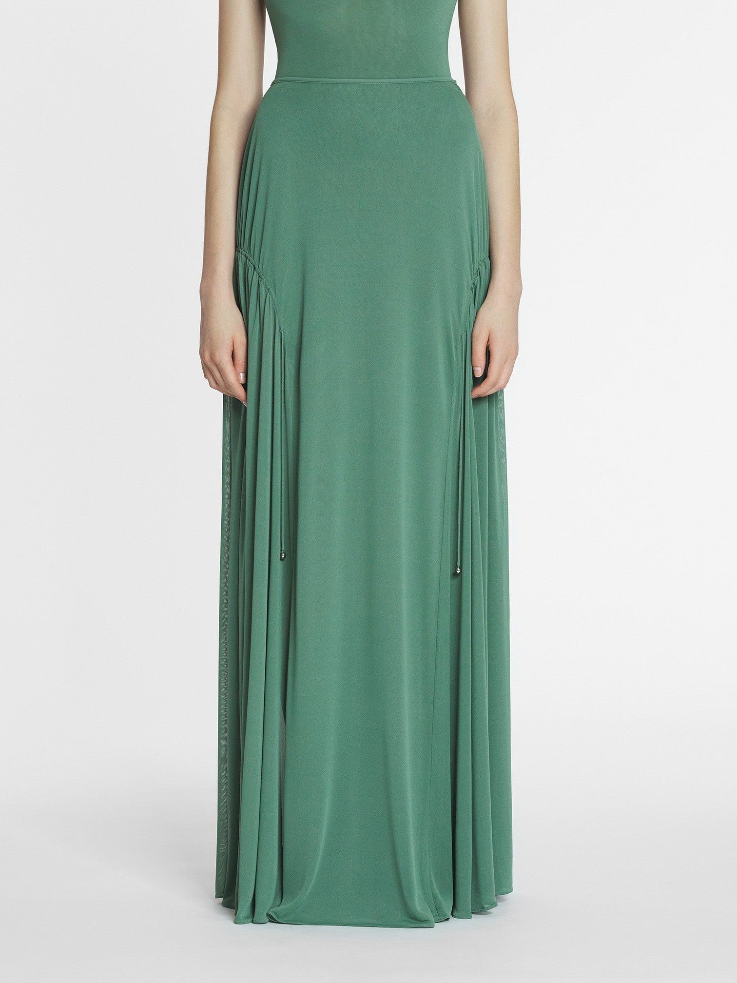 Flared long skirt