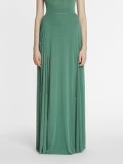 Flared long skirt