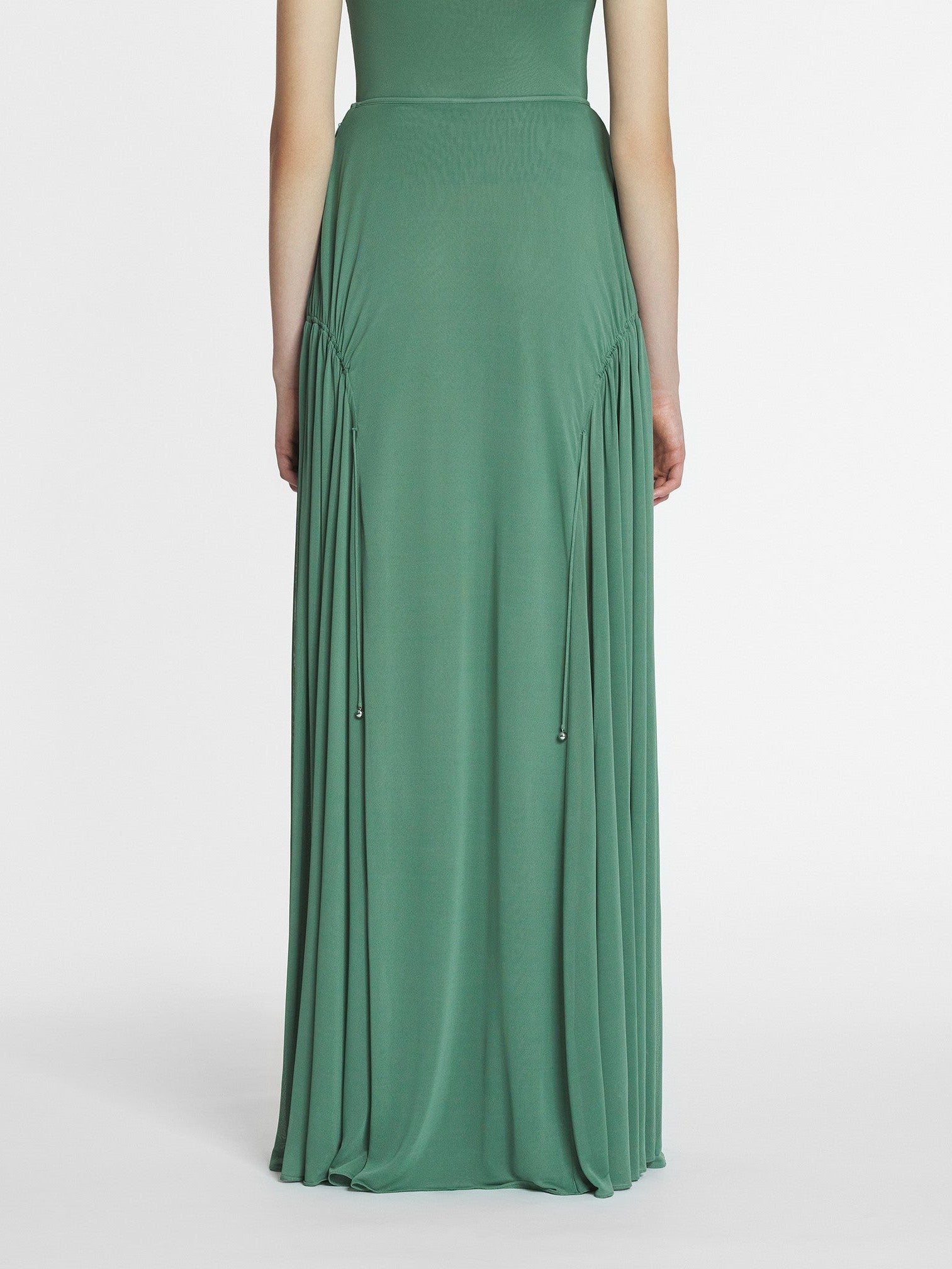Flared long skirt