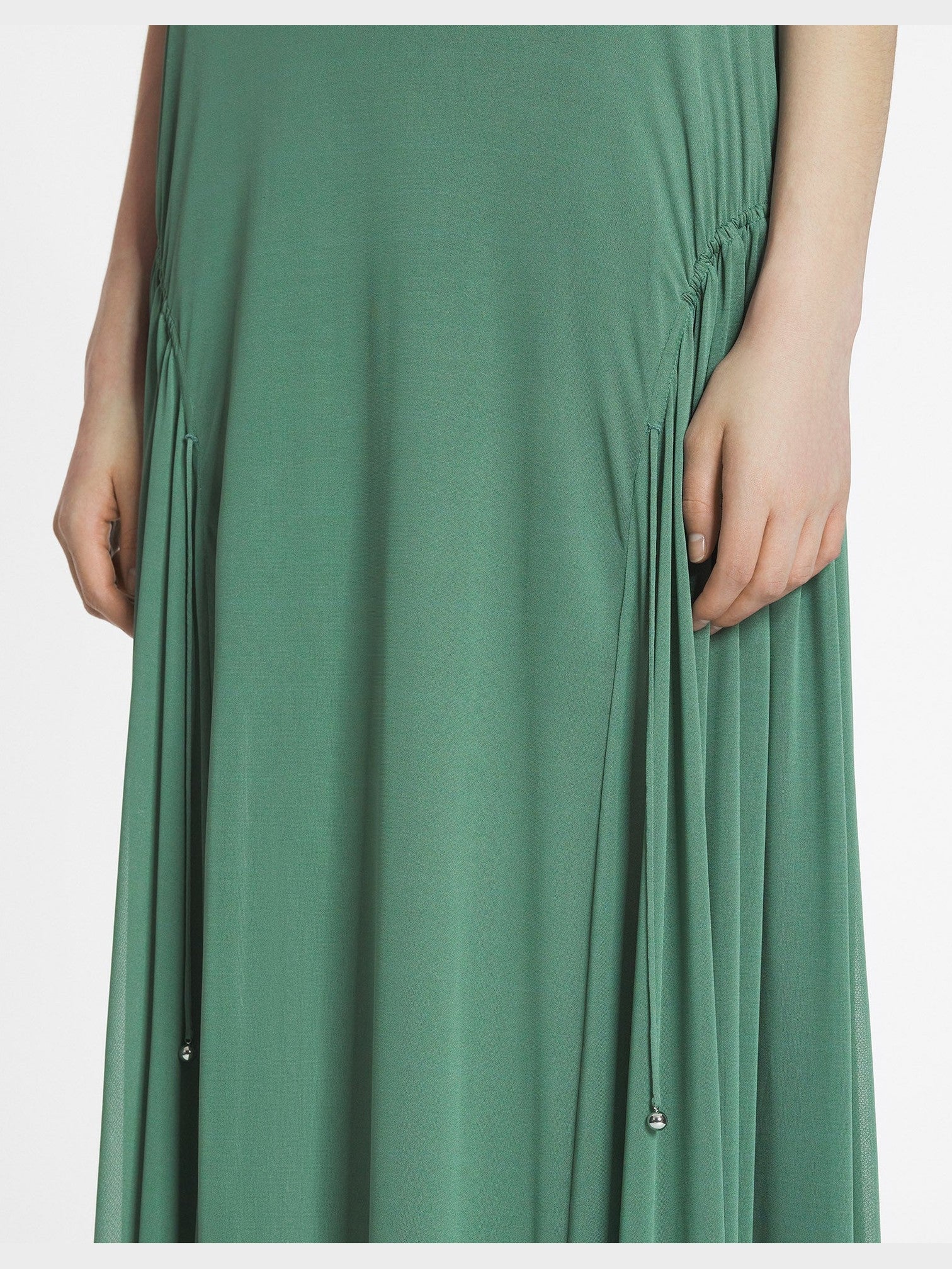 Flared long skirt